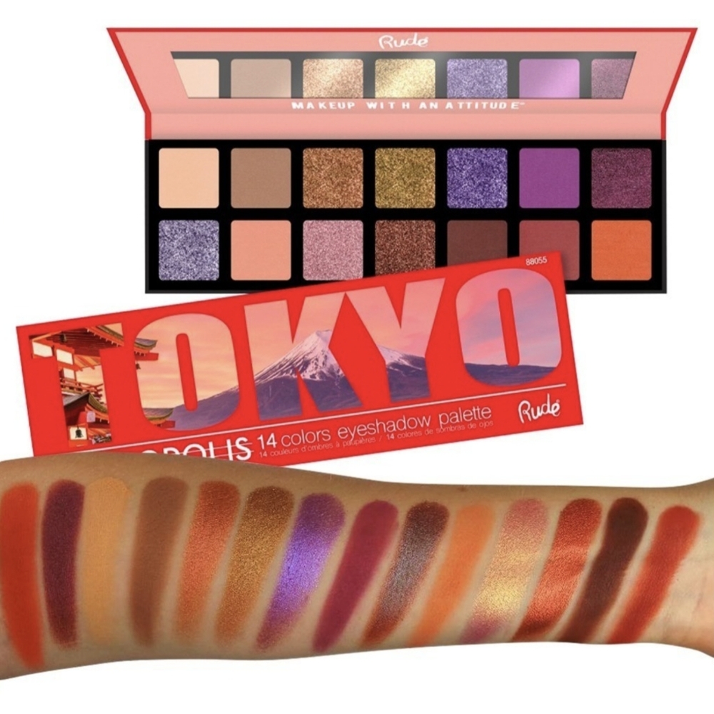 RUDE Metropolis 14 Eyeshadow Palette - Tokyo